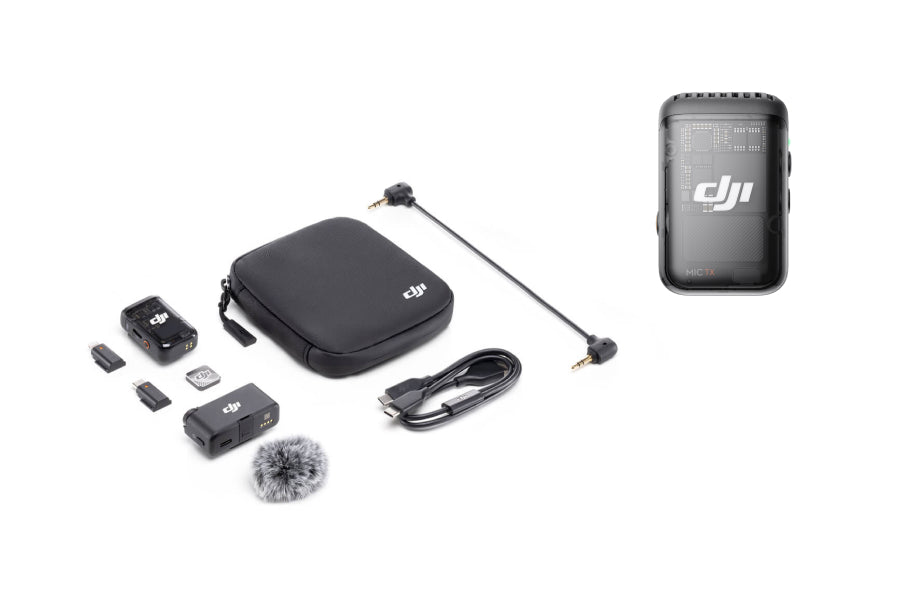 DJI Mic 2(1TX+1RX)【Osmo Pocket 3/Action 4/Osmo Mobile 6などに】