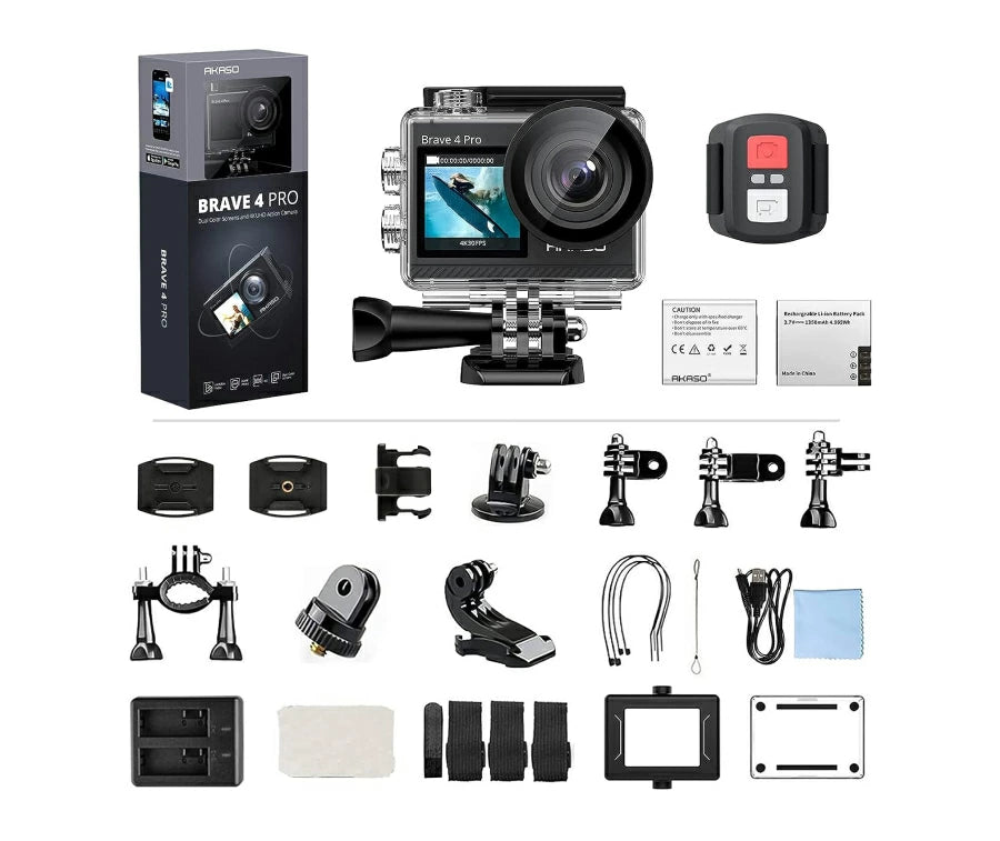 AKASO Brave 4 Pro タッチパネル式 アクションカメラ