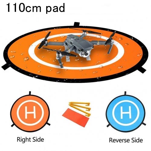 Nancy DJI 防水ポートパッド 110cmファストフォルディングランディングパッド P3・P4・INSPIRE・Mavic・SPARK (軽量・持ち運びに便利)(便利なリバーシブル・固定具付き)