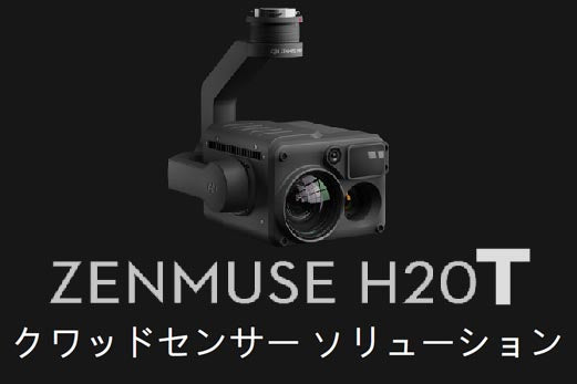 DJI Zenmuse H20T (DJI Care Enterprise Basic付) パワフルなズームカメラ・放射分析サーマルカメラ