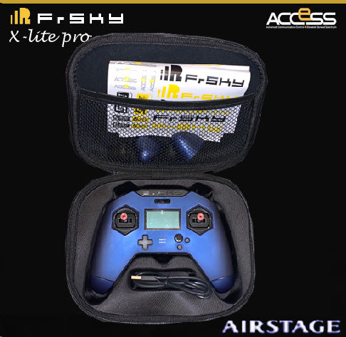 FrSky X-Lite Pro 送信機【ディープブルー】独自電波法認証取得済（PARAワイヤレストレーニングシステム）｛専用ケース・オリジナルマニュアル+保証書付｝